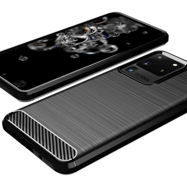 Harjattu TPU kuori Samsung Galaxy S20 Ultra (SM-G988F)