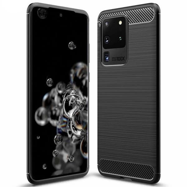 Harjattu TPU kuori Samsung Galaxy S20 Ultra (SM-G988F)