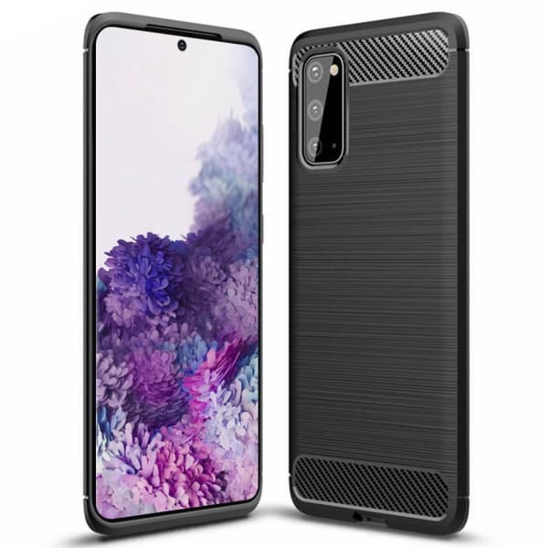 Børstet silikone etui til Samsung Galaxy S20 (SM-G981F)