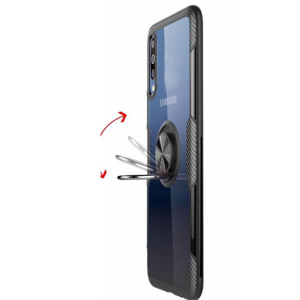 Professionellt Stöttåligt Skal Ringhållare - Samsung Galaxy A70