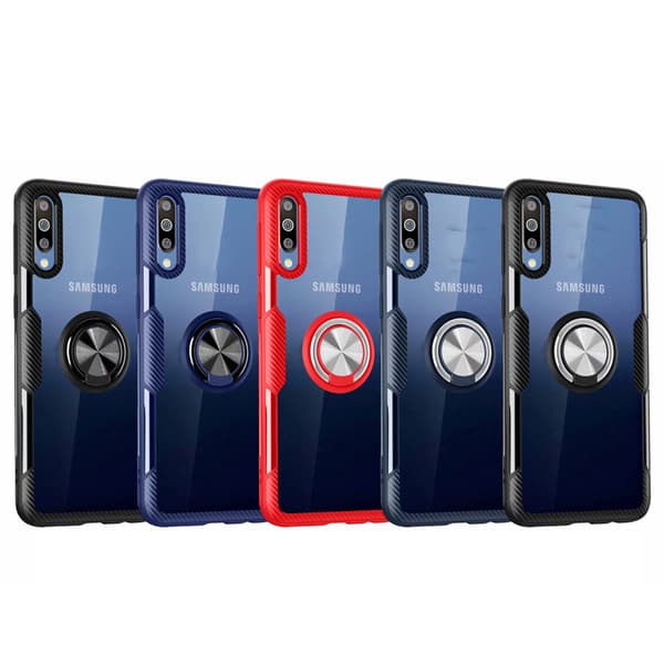 Samsung Galaxy A70 - Leman Kraftfullt Skal med Ringhållare