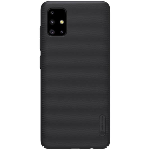 NILLKIN Super Frosted Kova Muovikotelo Samsung Galaxy A51 - Musta