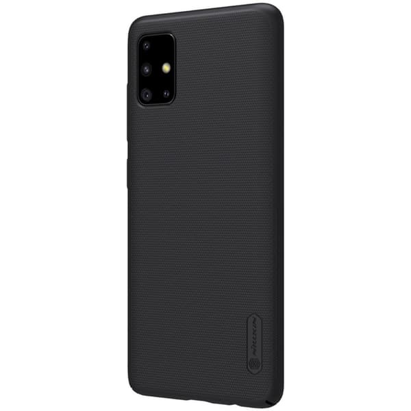 NILLKIN Super Frosted Kova Muovikotelo Samsung Galaxy A51 - Musta