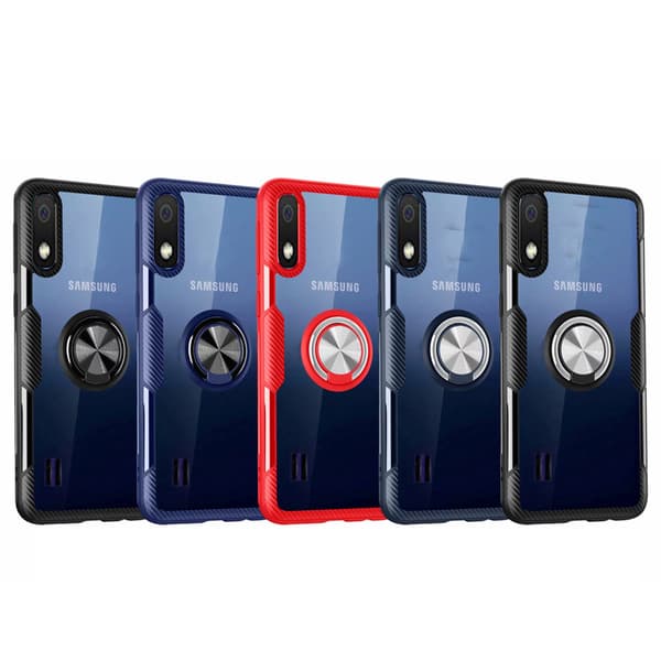 Samsung Galaxy A10 - Effektfullt Skal med Ringhållare (LEMAN)