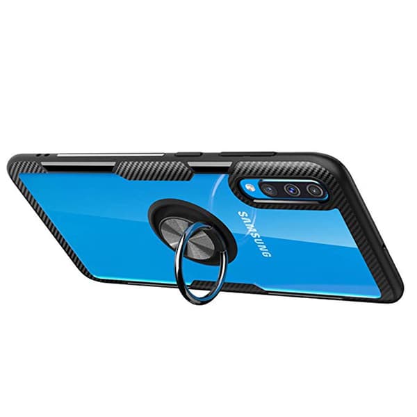 Samsung Galaxy A70 - Skal med Ringhållare (Leman)