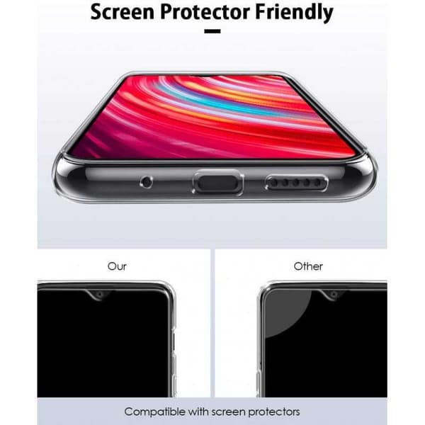 Xiaomi Redmi Note 8 stødabsorberende silikonebetræk Enkelt