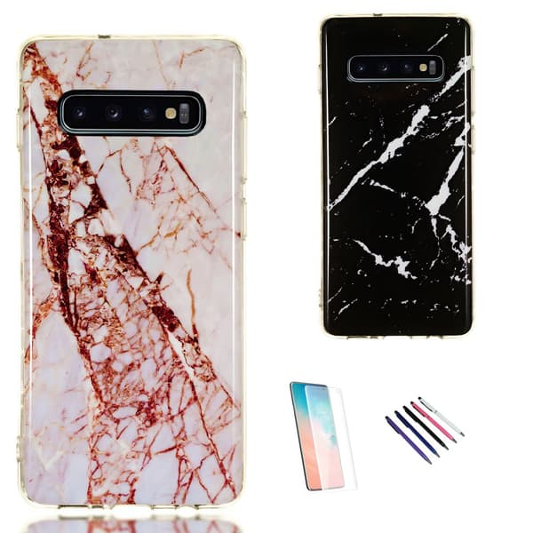 Samsung Galaxy S10 - Case Protection Marble Black