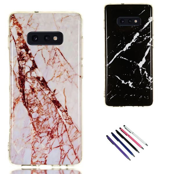 Protect your S10e with a Marble Case! White