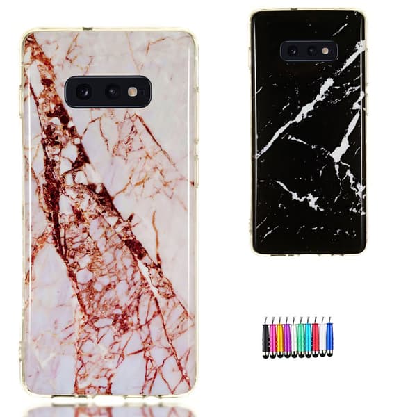 Protect your Galaxy S10e with Marble Case White