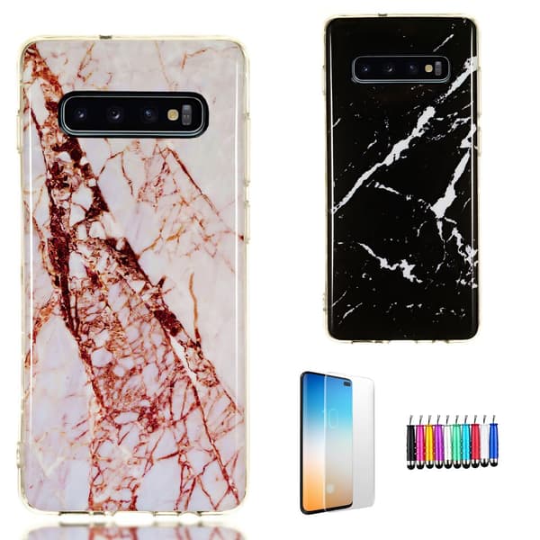 Protect your Galaxy S10 Plus with Marble Case Black