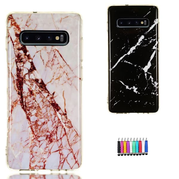 Samsung Galaxy S10 Plus - Case Protection Marble White