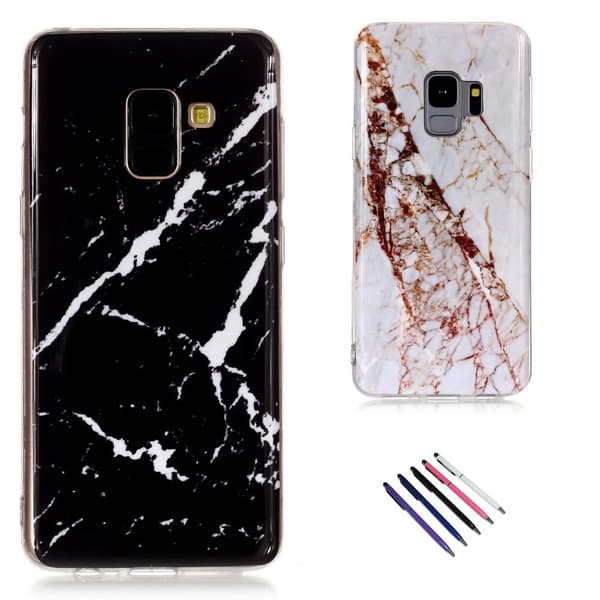 Samsung Galaxy S9 - Case Protection Marble Black