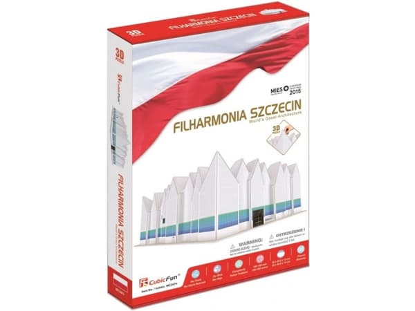 Cubicfun 3D-puslespill Szczecin Philharmonic 98 deler