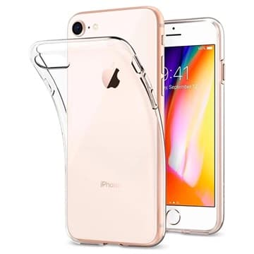 Skridsikker iPhone 7/8/SE (2020) TPU Cover - Gennemsigtig