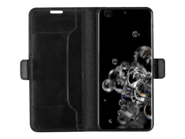 dbramante1928 Copenhagen Slim - Kääntyvä suojakansi matkapuhelimelle - täysnahka - musta - Samsung Galaxy S20 Ultra, S20 Ultra 5G -puhelimelle