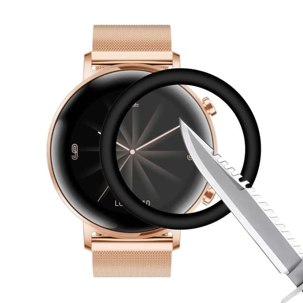 Huawei Watch GT2 42mm HAT PRINCE 3D PC Edge + PMMA hærdet glas