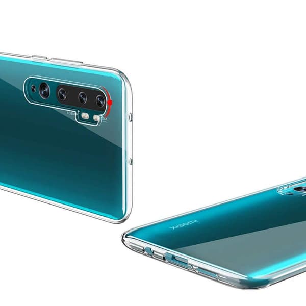 Silikonikotelo läpinäkyvä Xiaomi Mi Note 10