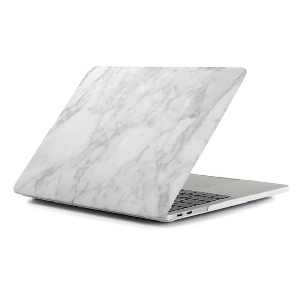 MacBook Air 13.3" A1932 (2018) + Retina-mallinen kotelo Marmori Vaaleanharmaa