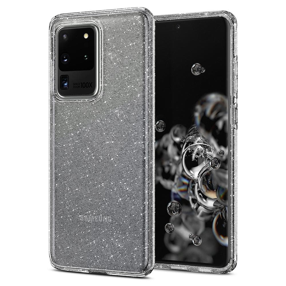 Samsung Galaxy S20 Ultra Suojakuori Liquid Crystal Glitter Crystal Quartz