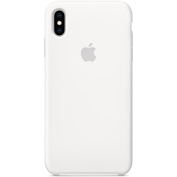 Apple iPhone XS Max Silikonskal Original - Vit