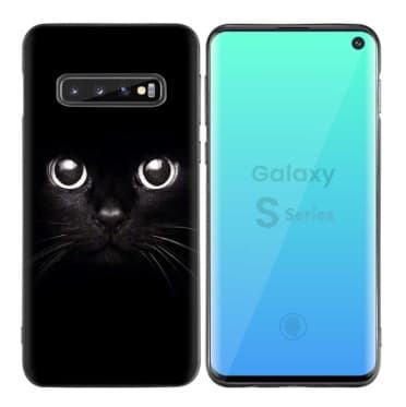 Samsung Galaxy S10+ (S10 Plus) Skal Svart Katt