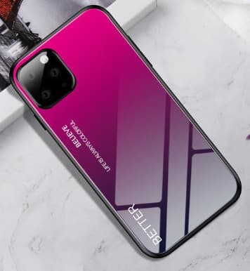 iPhone 11 PRO Skal Gradient Lila Härdat