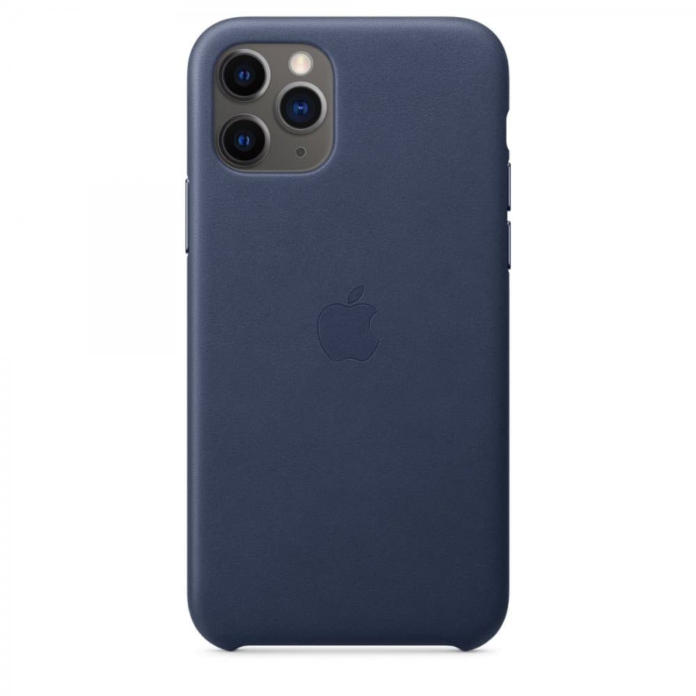 Apple iPhone 11 Pro Läderskal Original - Midnattsblå