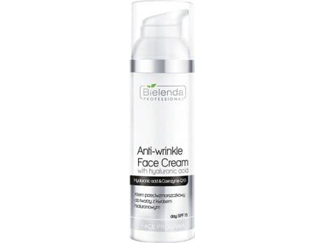 BIELENDA PROFESSIONAL_Ansiktsprogram Anti-rynke ansiktskrem SPF15 Anti-rynkekrem med hyaluronsyre 100ml