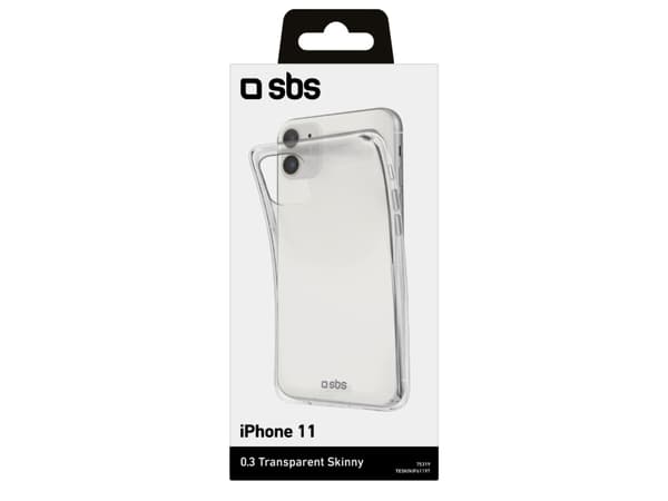 SBS TESKINIP6119T, Etui, Apple, Apple iPhone 11, 15,5 cm (6.1"), Gjennomsiktig