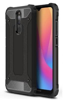 Mobilskal Xiaomi Redmi 8 Armour Steel Svart