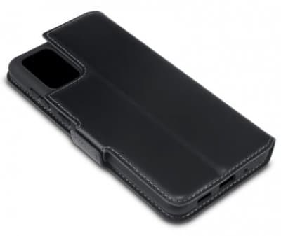 Plånboksfodral Samsung Galaxy S20 PLUS Svart Slim Äkta Läder