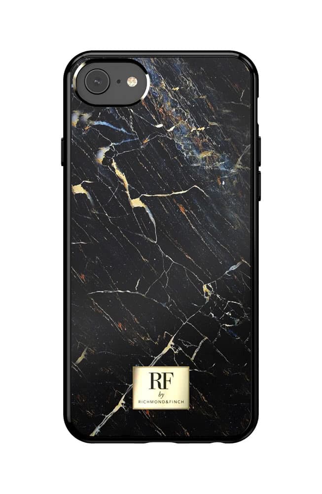 iPhone 6/6S/7/8/SE 2020 Suojakuori RF Black Marble