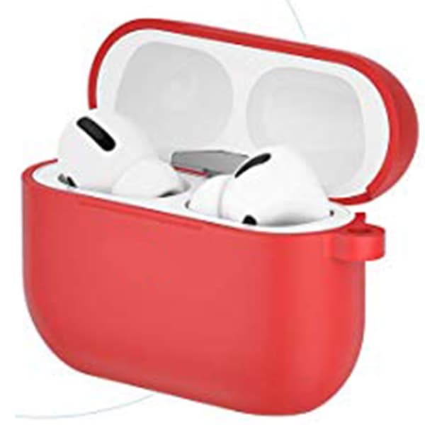 AirPods Pro Slittåligt Skyddsskal i Silikon Röd Röd