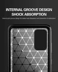 Miniatyrbild 4 av 6: Samsung Galaxy S20 Ultra Anti Shock Carbon Case Stöttålig Skal