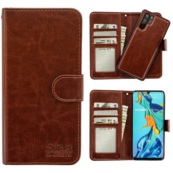 Huawei P30 Pro - PU Leather Wallet Case