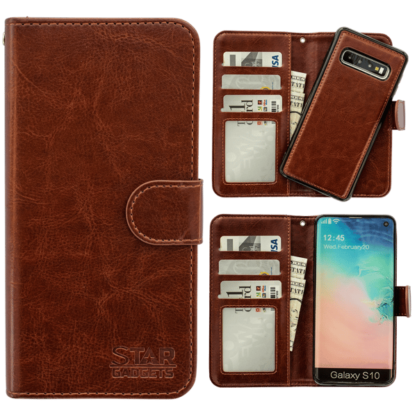 Smooth Leather Case for Galaxy S10