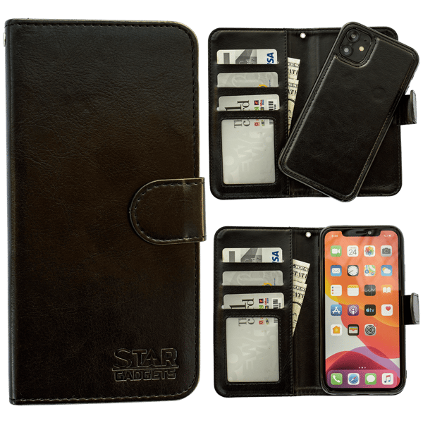 iPhone 11 - PU Leather Wallet Case