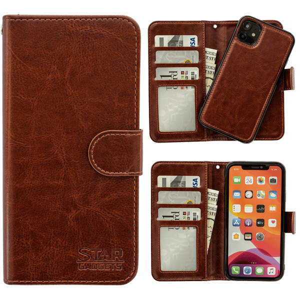 iPhone 11 - PU Leather Wallet Case