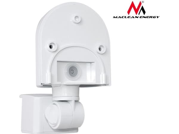 Maclean Wall-mounted twilight motion sensor 180 ° 1200W white (MCE25 W)