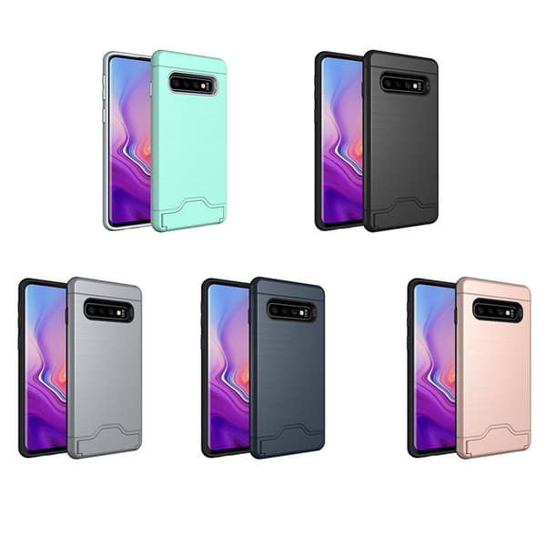 Samsung Galaxy S10 - Smidigt JENSEN Skal med Kortfack