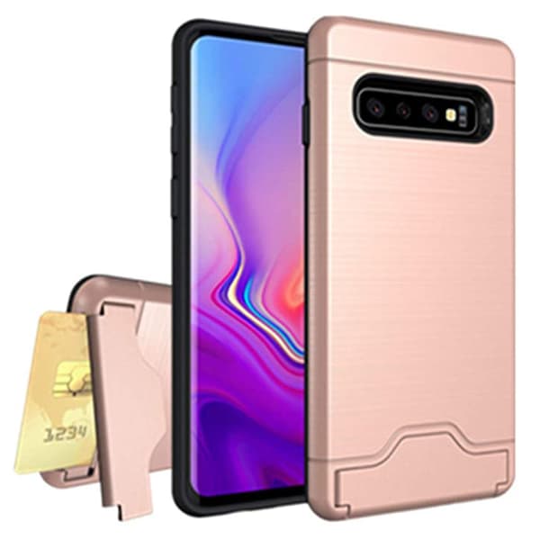 Samsung Galaxy S10 - Smidigt JENSEN Skal med Kortfack
