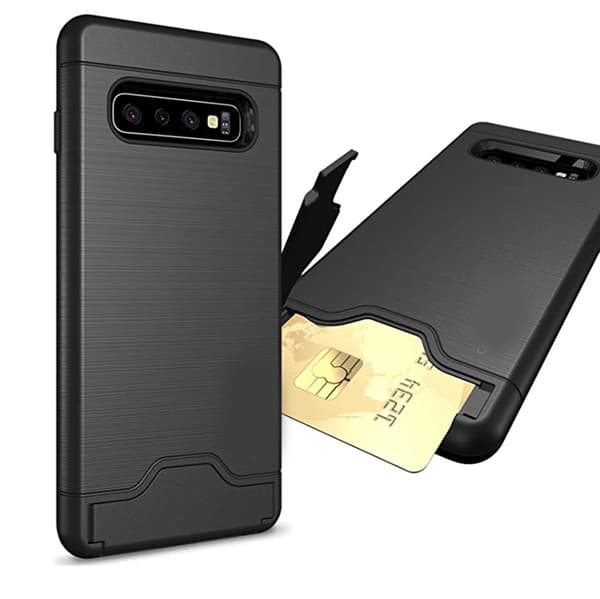 Samsung Galaxy S10 - Smidigt JENSEN Skal med Kortfack