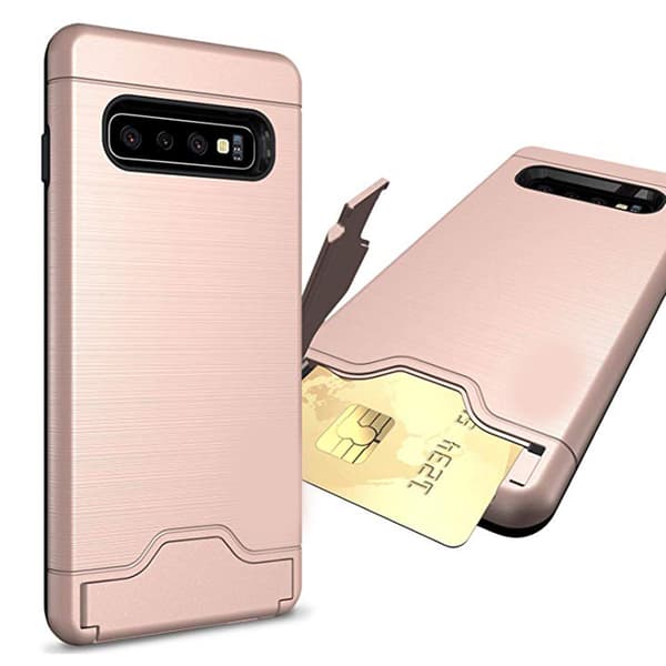 Samsung Galaxy S10 - Smidigt JENSEN Skal med Kortfack