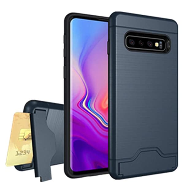 Samsung Galaxy S10 - Smidigt JENSEN Skal med Kortfack