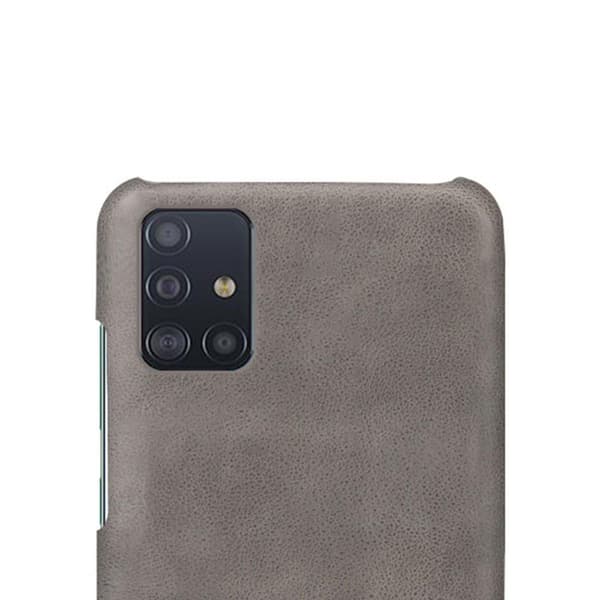 Crazy Horse Coated Case for Samsung Galaxy A71 - Gray