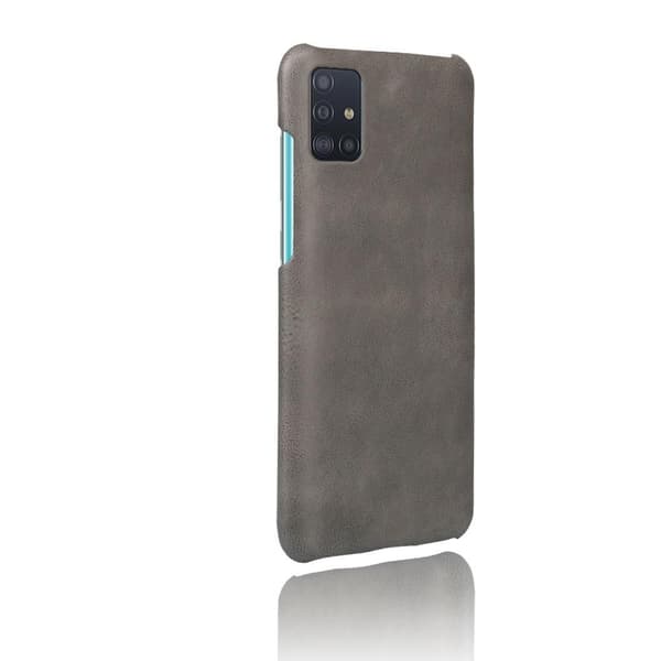Crazy Horse Coated Case for Samsung Galaxy A71 - Gray