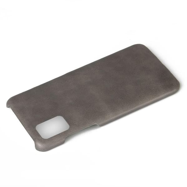 Crazy Horse Coated Case for Samsung Galaxy A71 - Gray