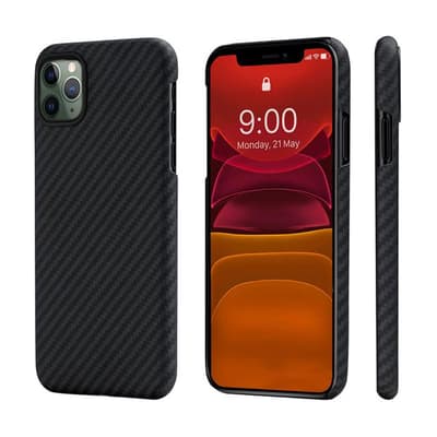 iPhone 11 Pro Kuori MagEZ Case Musta/Harmaa Twill