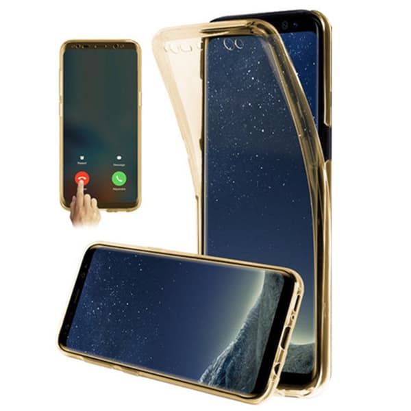 Elegant Dubbelt Skyddsskal - Samsung Galaxy A51 Guld Guld