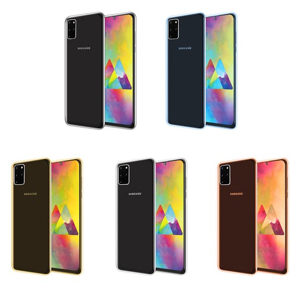 Samsung Galaxy S20 Plus - Skyddande Dubbelsidigt Silikonskal